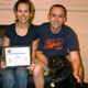Shasta, graduate of basic dog obedience training class